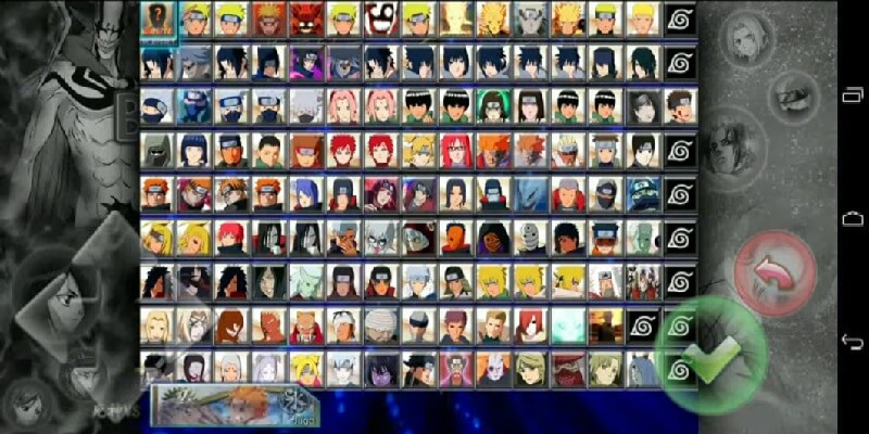 all characters in naruto ultimate ninja storm 5