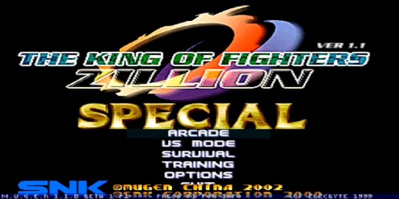THE KING OF FIGHTERS ZILLION SPECIAL MUGEN
