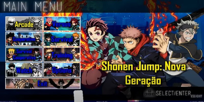Shonen Jump Nova Geração Mugen