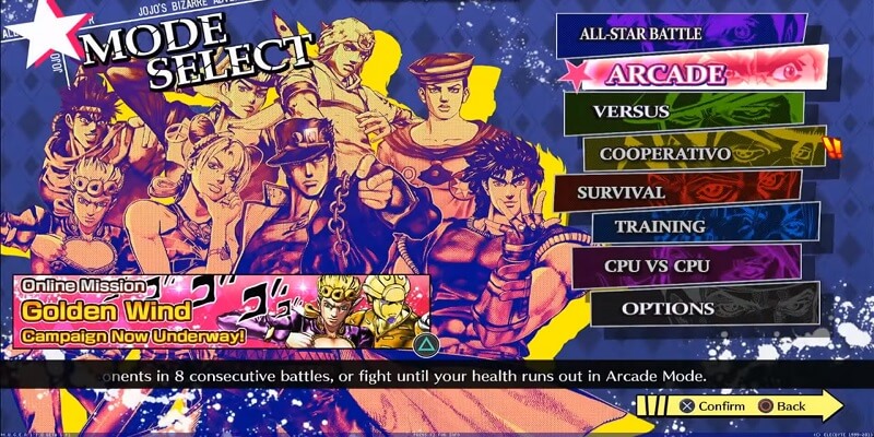 MUGEN GAME] JoJo's Bizarre Adventure Beta 2.5 by SlavikOld - Game Jolt