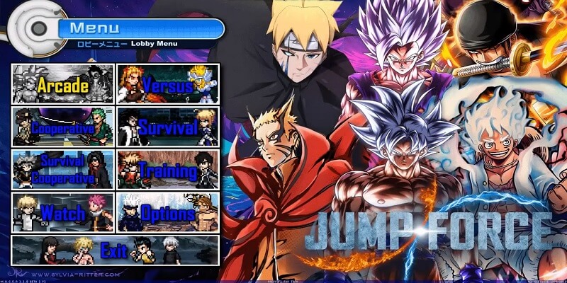 Jump Force Mugen V11 - 1105 Characters (Gold Edition)