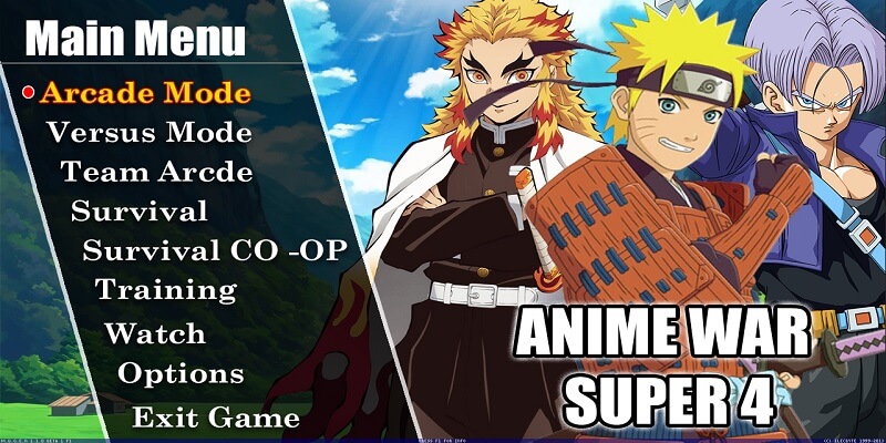 DOWNLOAD ] Super Anime War 4 Mugen - NEW 360 CHARACTER ( (PC & Android) 