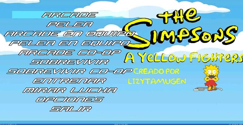 Los Simpsons A Yellow Fighters Mugen