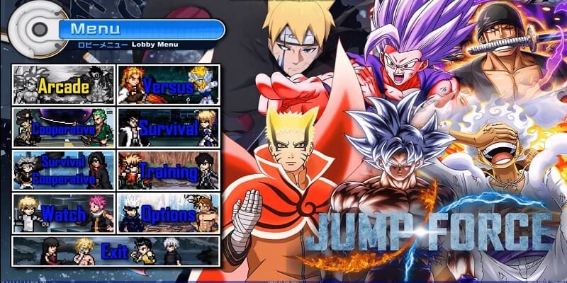 JUMP FORCE V.11 MUGEN (+1000 New Character) 