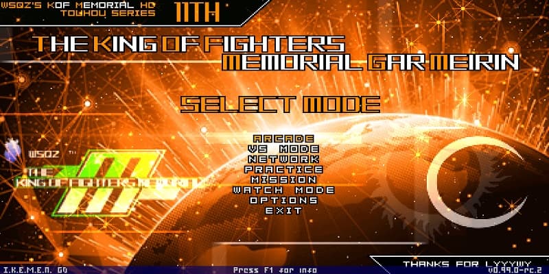 The King Of Fighters Memorial Gar Meirin Ikemen Go