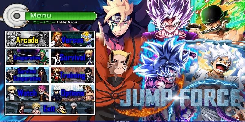 jump force mugen v14