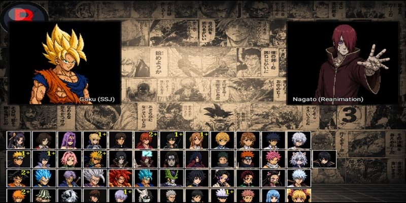 Jump Ultimate Stars Bvn Shonen Clash Mugen Android Apk